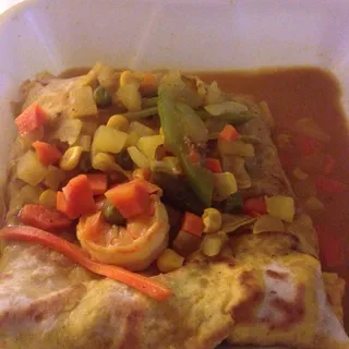 Shrimp Roti