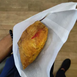 Free Spicy Beef Patty for waiting patiently:)