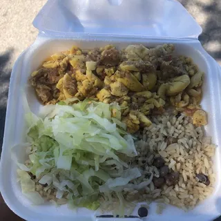 Ackee and Saltfish Lunch