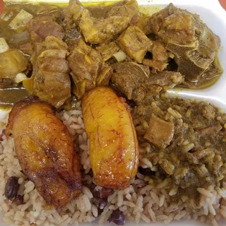 Curry Goat Lunch