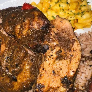 a plate of food