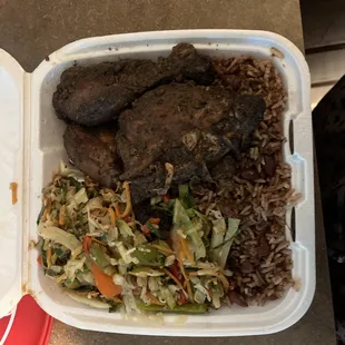 Jerk chicken meal