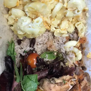 Rice underneath everything