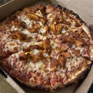 a pizza in a box