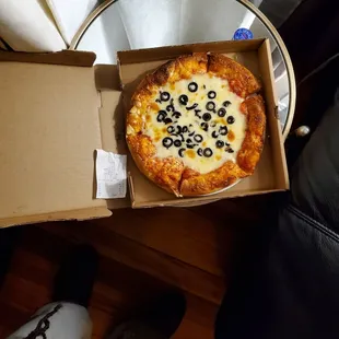 a pizza in a box