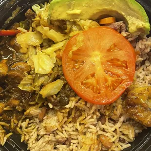 This is what's left after I plated the oxtails