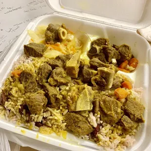 large curry goat... disappointing