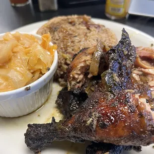 Jerk chicken plate (large)