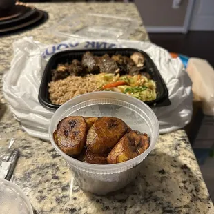 Jerk chicken &amp; Plantains, SM