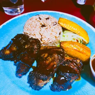 Jerk Bbq Wings Dinner