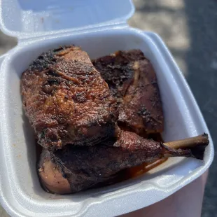 Spicy jerk chicken