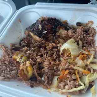 Jerk Chicken/ Rice &amp; Beans