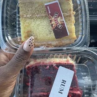 Liquor Infused Cake Slices
