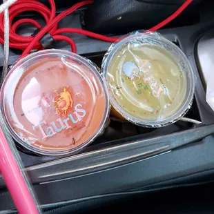 Sealed to order fresh juices