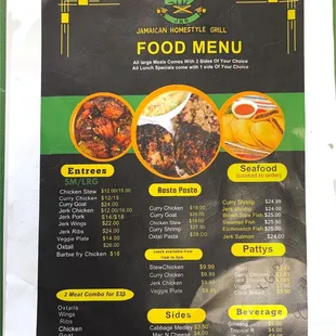 menu, pizza