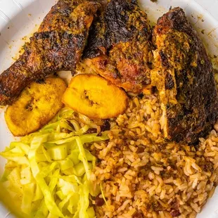 grilled fish, food