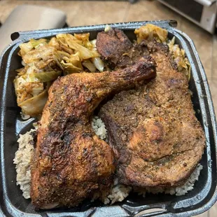 Jerk Chicken &amp; Jerk Pork Chop