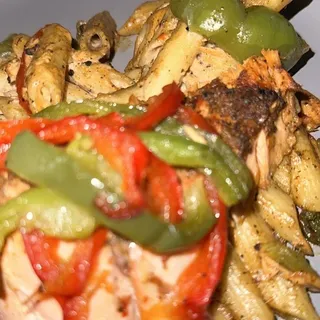 Jerk Salmon Pasta