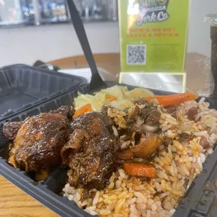 Lunch Special Brown Stew Chicken