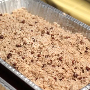 Rice and Peas ($96 for full pan)
