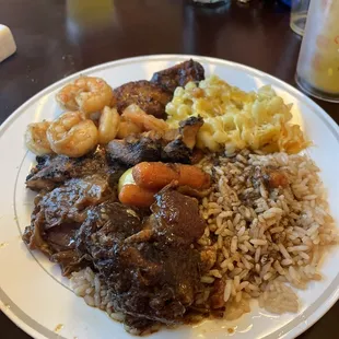 a plate of food