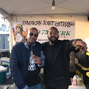 While on the uss hornet vending at the SHIPSHOW MUSIC FESTIVAL rap star NOREAGA came through and bought his whole Entourage food