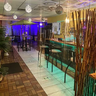 the interior of a restaurant