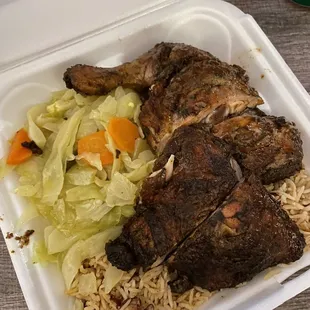 Jerk Chicken Cabbage