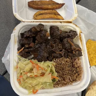 Oxtail plate