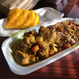 Oxtail with Rice and Beans