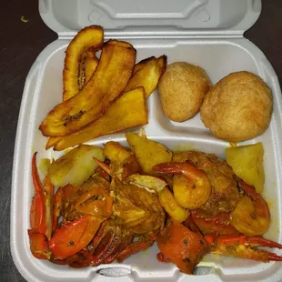 Curry Crab Shrimp Combo Friday Special