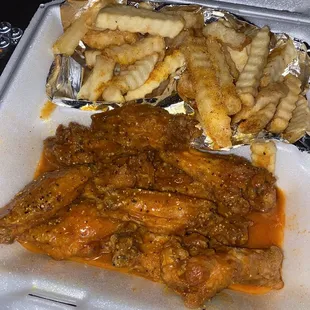 10pc Mild Lemon Pepper w/ Fries