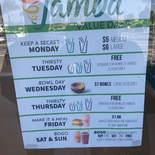 6/16/24 (sun): NEW Value Daily Deal Menu!! Worth the visit!!