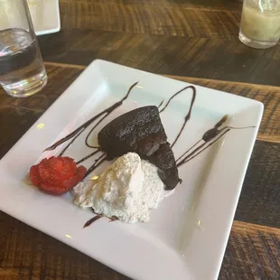 Kenyan espresso flourless chocolate cake