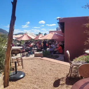 A LOVELY day on the patio!