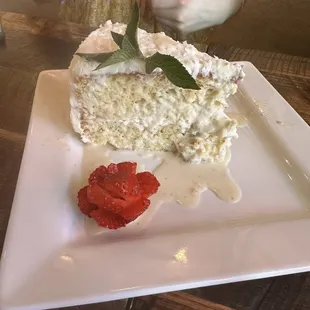 Tres leches coconut cardamom cake