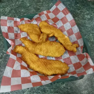 Hand breaded chicken tenders!