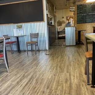 the dining area