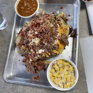 The Sadie with the beans on the side, add a side of corn.