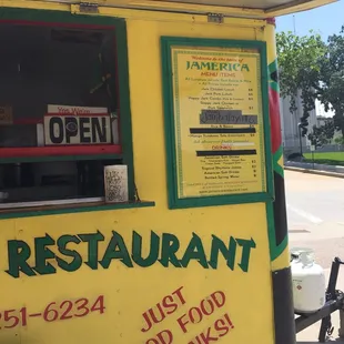food truck parked on the side of the road