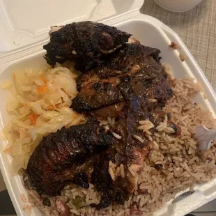 Large jerk chicken