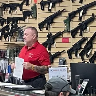 JOHN FULTON, CCW CLASS INSTRUCTOR FOR JAMES 410 GUNS &amp; AMMO