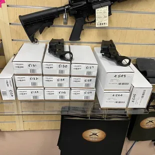 STORE INTERIOR- LOWER RECEIVERS