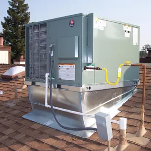 Installation of a Rheem package