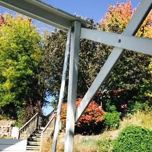 Outside, scene of fall!