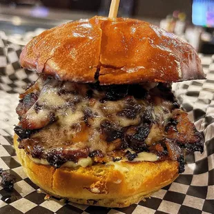 Brussels bacon burger