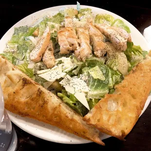 1/2 size chicken Caesar salad