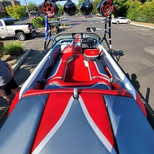 Overview of new upholstery in '99 Sanger