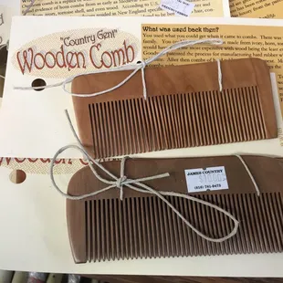 Wooden comb $10