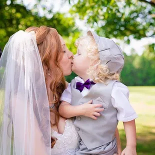The Bride and Ring Bearer.
